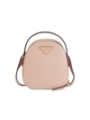 PRADA SMALL LEATHER ROUNDED BACKPACK,0400012789908