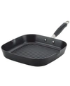 ANOLON ADVANCED HOME HARD-ANODIZED 11" NONSTICK DEEP SQUARE GRILL PAN