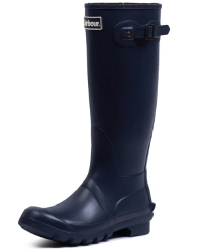 Barbour Bede Wellington Boots In Blue