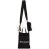 PALM ANGELS PALM ANGELS BLACK MIRROR SHOPPING TOTE