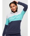 SUPERDRY TRACK AND FIELD LITE COLOUR BLOCK HOODIE