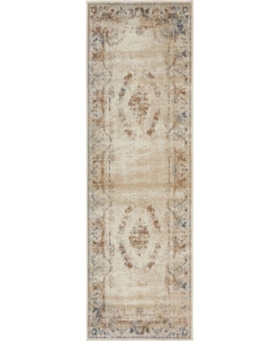 Bridgeport Home Odette Ode6 Beige 2' X 6' 7" Runner Area Rug