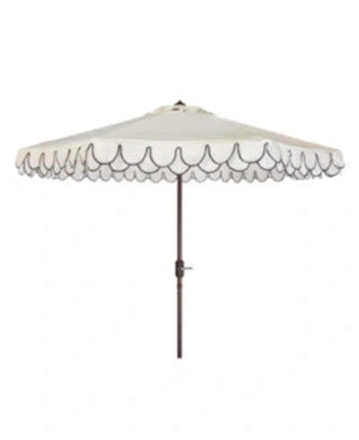 SAFAVIEH ELEGANT VALANCE 9' AUTO TILT UMBRELLA
