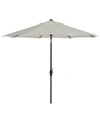 Safavieh Lanner Outdoor 9' Umbrella In Natural