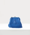 VIVIENNE WESTWOOD CHELSEA VIVIENNE'S CLUTCH BAG BLUE