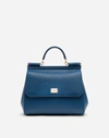 DOLCE & GABBANA REGULAR SICILY BAG IN DAUPHINE LEATHER