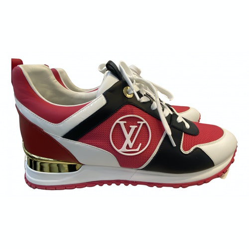 Pre-Owned Louis Vuitton Run Away Multicolour Leather Trainers | ModeSens