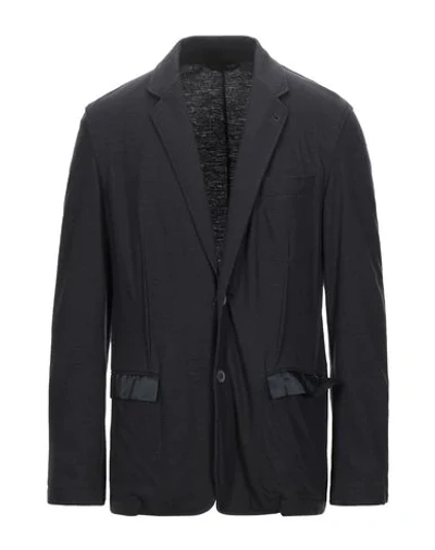 Lanvin Suit Jackets In Steel Grey