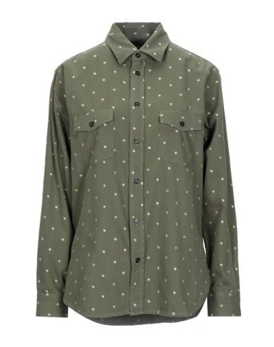 Saint Laurent Shirts In Military Green