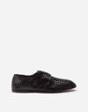 DOLCE & GABBANA HAND-WOVEN DERBY SHOES