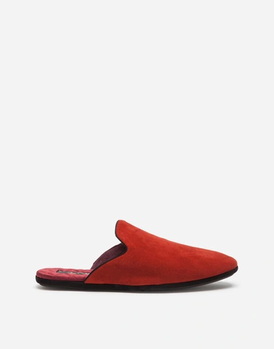 Dolce & Gabbana Suede Slippers