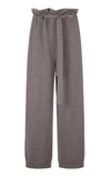 Le17 Septembre High-rise Wool Knit Pants In Brown