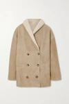 LOULOU STUDIO OVERSIZED SHEARLING COAT