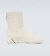 Raf Simons Solaris Zipped Ankle Boots In White