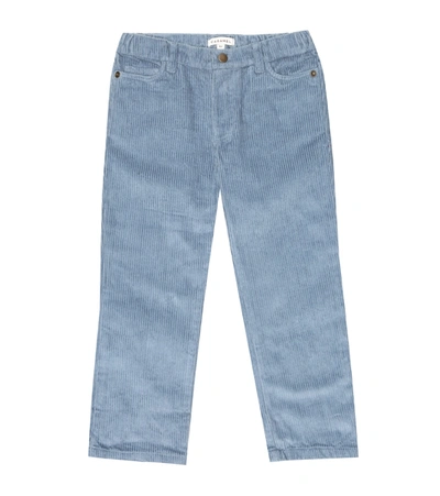 Caramel Kids' Crow Corduroy Trousers In Blue