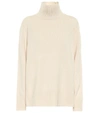 The Row Milina Wool And Cashmere-blend Turtleneck Sweater In Beige