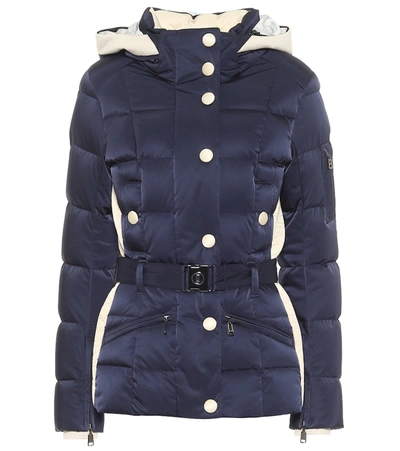 Bogner Gisa Quilted-down Shell Hooded Ski Jacket In Blue