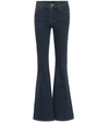 J BRAND VALENTINA HIGH-RISE FLARED JEANS,P00519381