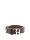 ANDERSON'S TOPSTITCHED LEATHER BELT,1375008