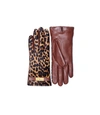 TORY BURCH PRINTED CALF HAIR GLOVES,192485579604