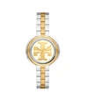 Tory Burch Miller Uhr, Zweifarbiger Edelstahl/gold/ivory, 36 Mm In Ivory/silver/gold
