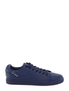 Raf Simons Faux Leather Orion Sneakers In Blue