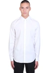 THEORY SYLVAIN SHIRT IN WHITE COTTON,11556000