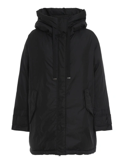 Add Hooded Ped Parka In Black