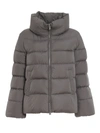 ADD ADD FUNNEL NECK PUFFER JACKET IN GREY