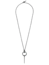 Parts Of Four Portal Mini Spike Pendant Necklace In Black