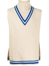 ADER ERROR V-NECK KNITTED waistcoat