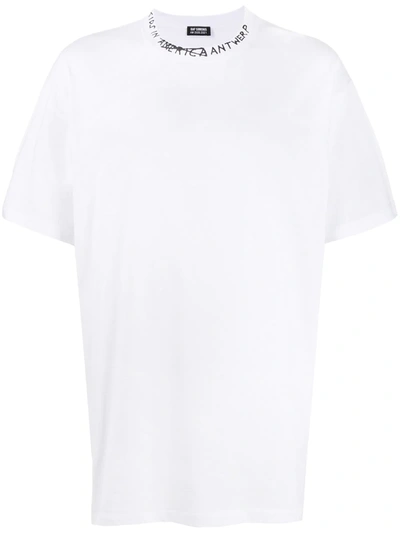 Raf Simons T-shirt With Kids In America Print In White