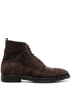 ALBERTO FASCIANI LACE-UP ANKLE BOOTS