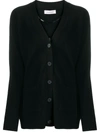 Naadam Drop Shoulder Cashmere Cardigan In Black