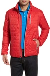 Cutter & Buck Rainier Primaloft Mens Big And Tall Eco Insulated Puffer Jacket In Red
