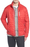 Cutter & Buck Rainier Primaloft Mens Big And Tall Eco Insulated Puffer Jacket In Red