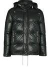 SAINT LAURENT QUILTED ZIPPED PUFFER JACKET