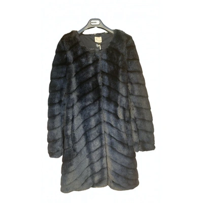 Pre-owned Stella Forest Faux Fur Coat In Black