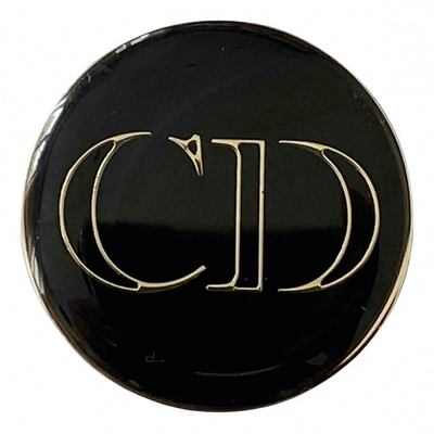 Pre-owned Dior Black Metal Pins & Brooches