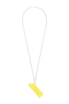 Ambush Lighter Case Unisex Necklace In Yellow Silver (silver)