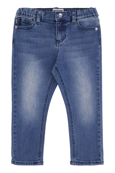 Moschino Babies' 5-pocket Jeans In Denim