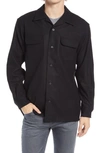 Pendleton Board Regular Fit Wool Shirt In Black
