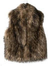 DSQUARED2 FAUX-FUR WAISTCOAT