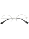 VOGUE EYEWEAR CLEAR ROUND GLASSES