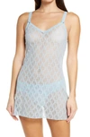 B.tempt'd By Wacoal Lace Kiss Chemise In Forget-me-not