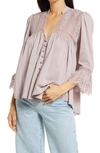 FREE PEOPLE ESME BUTTON-UP TOP,OB1239054