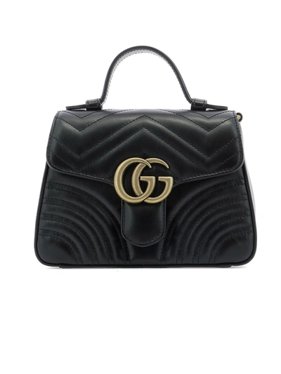 Gucci Black Leather Handbag