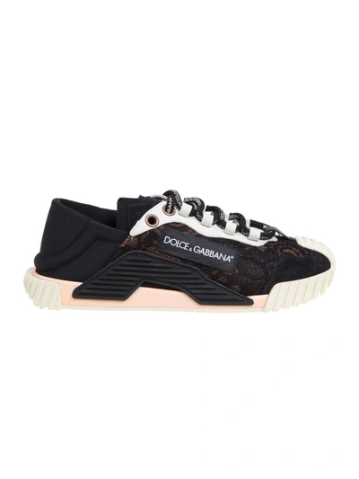 Dolce & Gabbana Black Nylon Sneakers