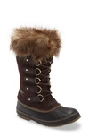 Sorel Joan Of Arctic Faux Fur Waterproof Snow Boot In Cattail