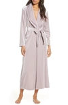 Natori Natalie Velvet Robe In Purple Dove